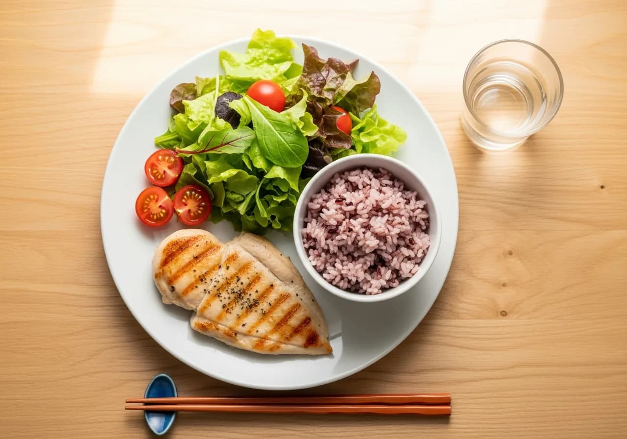 食事サポート用の和食プレート